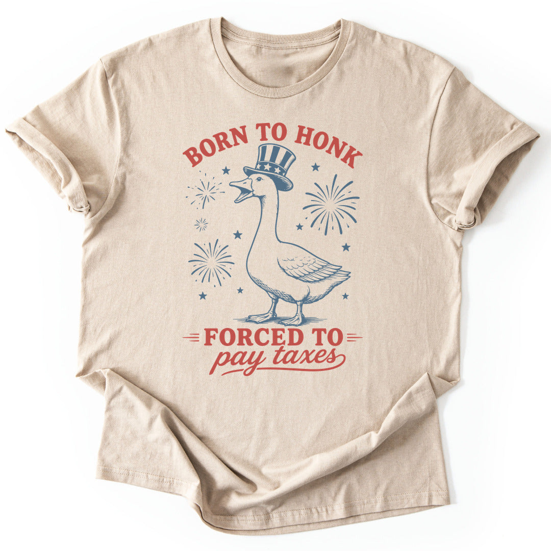 T-Shirt Sand / S Born To Honk