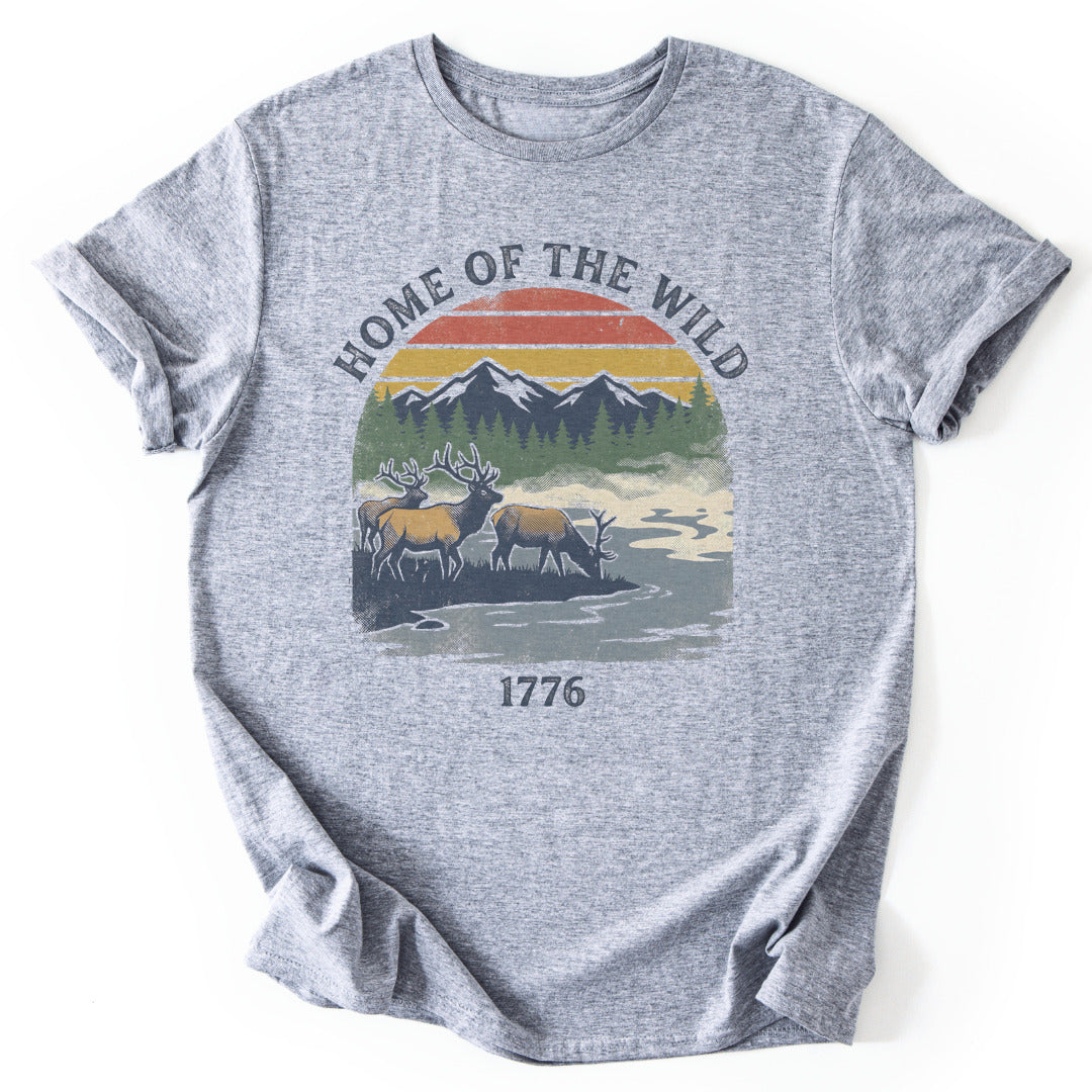 T-Shirt Sport Grey / S Home Of The Wild