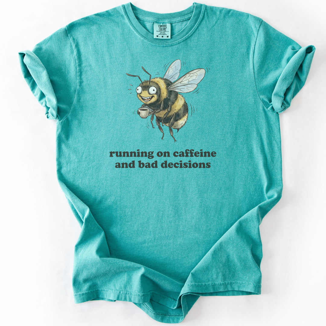 Running on Caffeine and Bad Decisions Premium - Seafoam