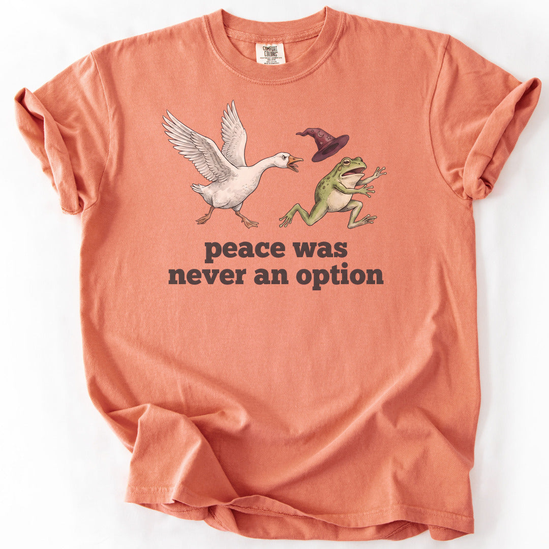 Peace Was Never An Option Premium - Terracotta