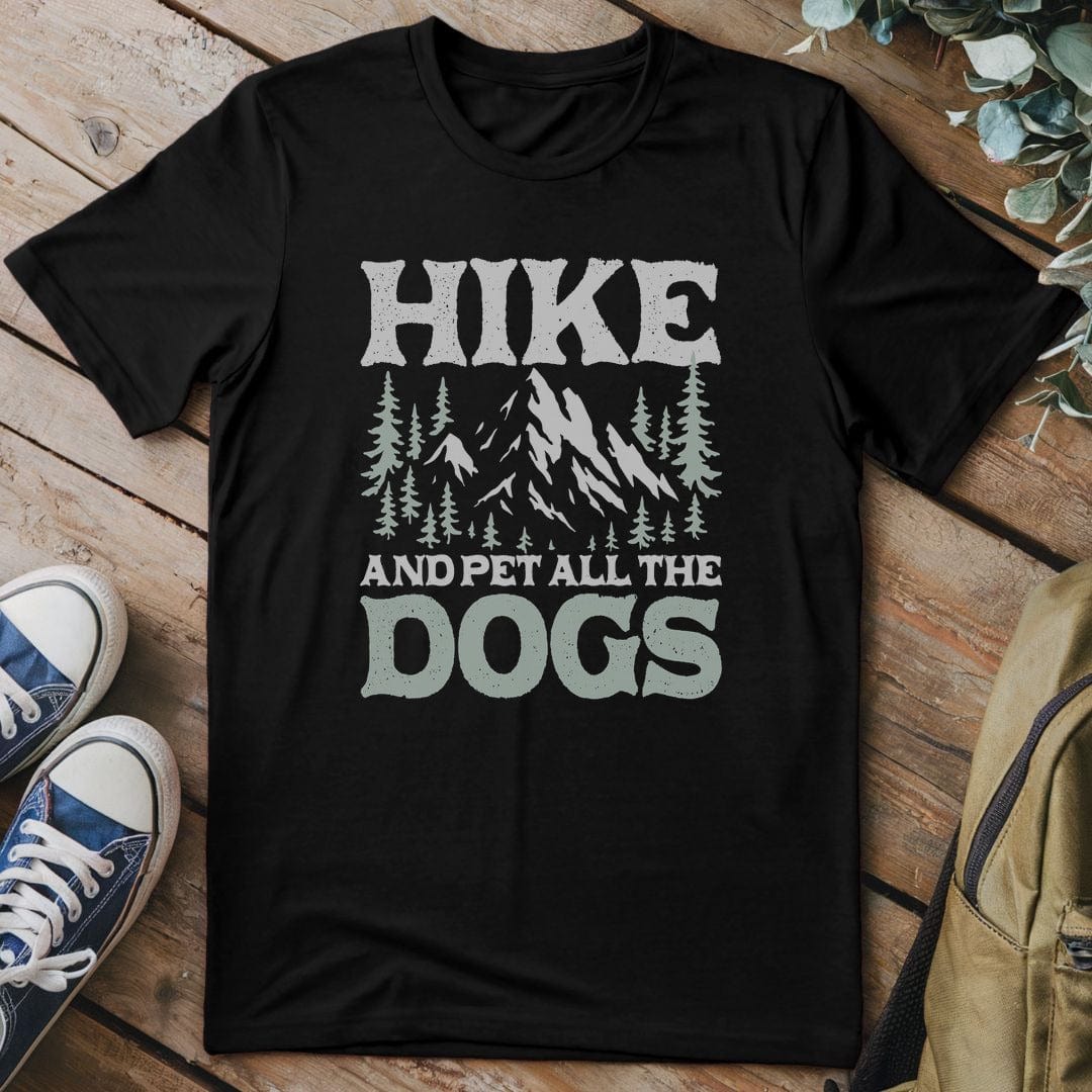 T-Shirt Black / S Hike & Pet Dogs T-Shirt