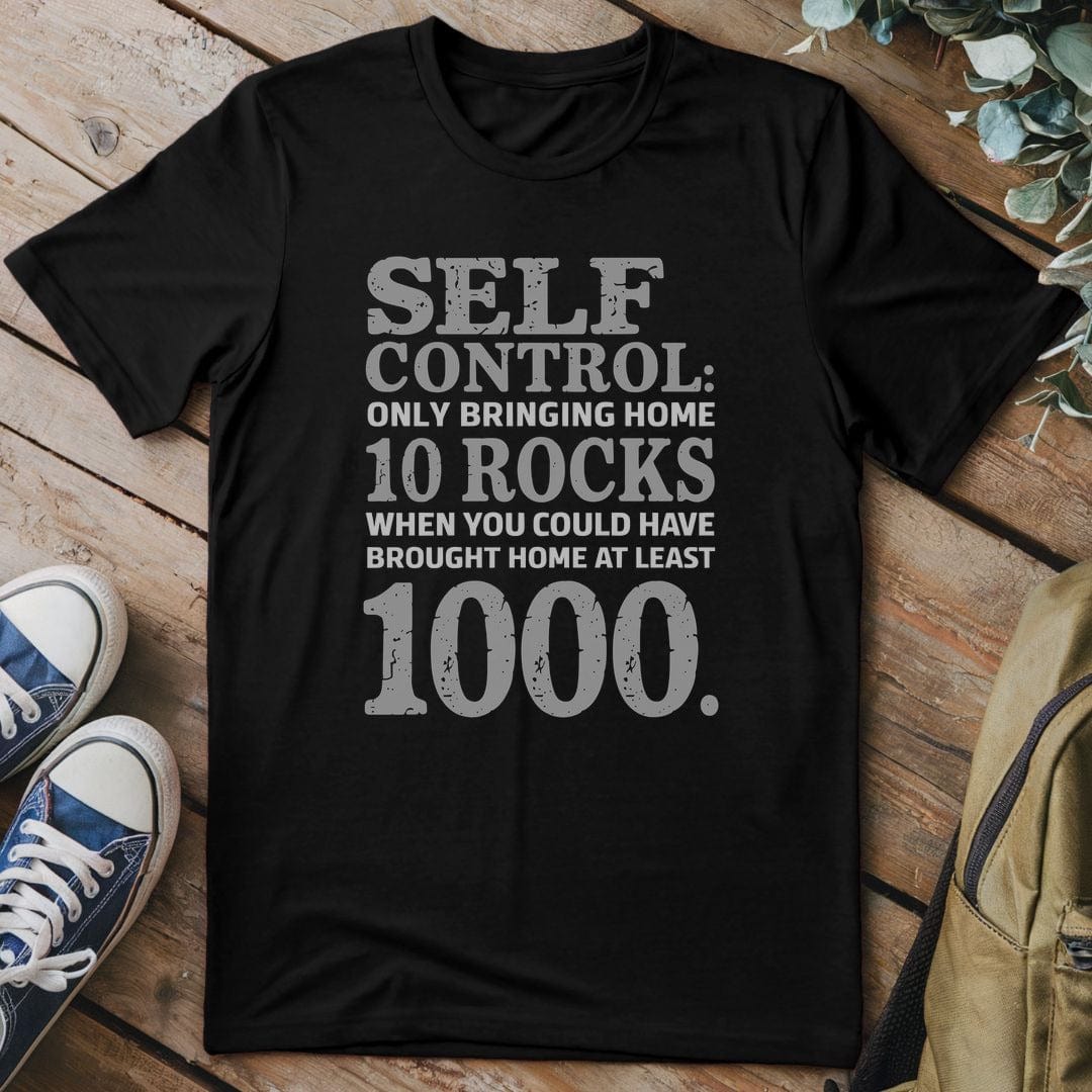 T-Shirt Black / S Self Control Rocks T-Shirt