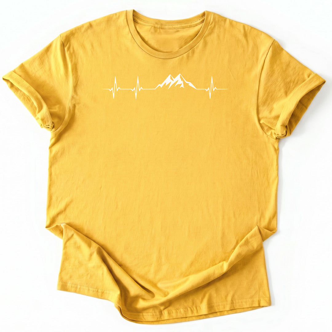 T-Shirt Daisy / S Mountain Pulse Minimalist T-Shirt