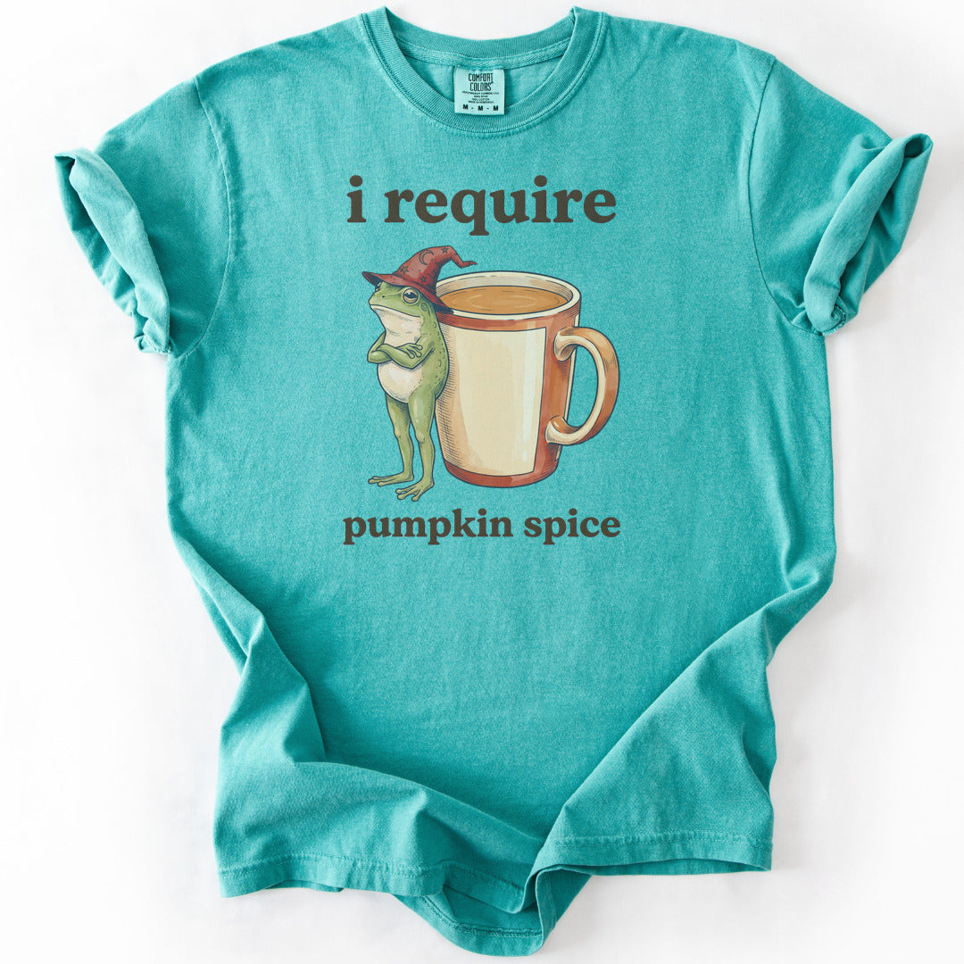 I Require Pumpkin Spice Premium - Seafoam