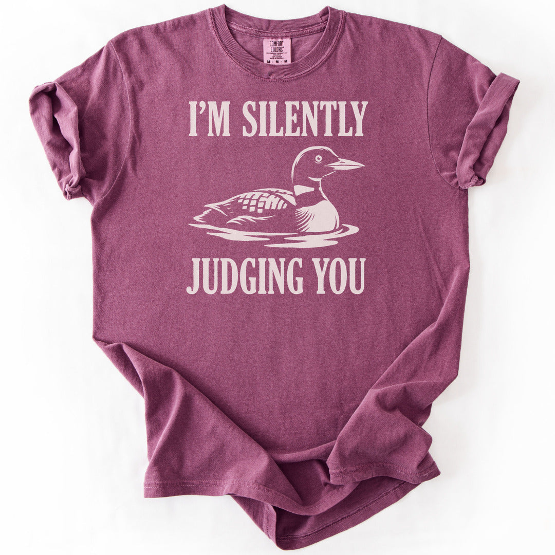 I'm Silently Judging You Premium - Berry