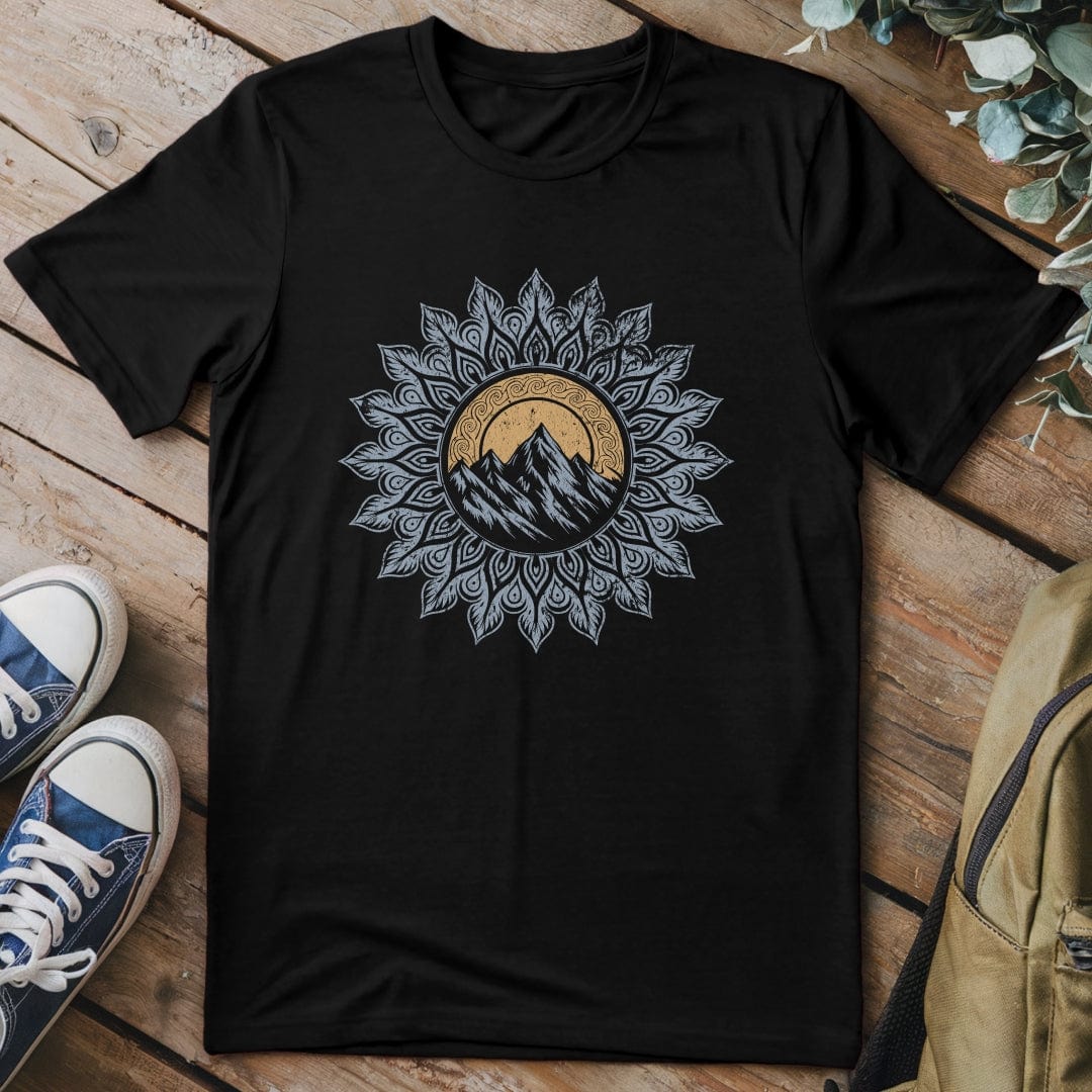 T-Shirt Black / S Mountain Mandala T-Shirt