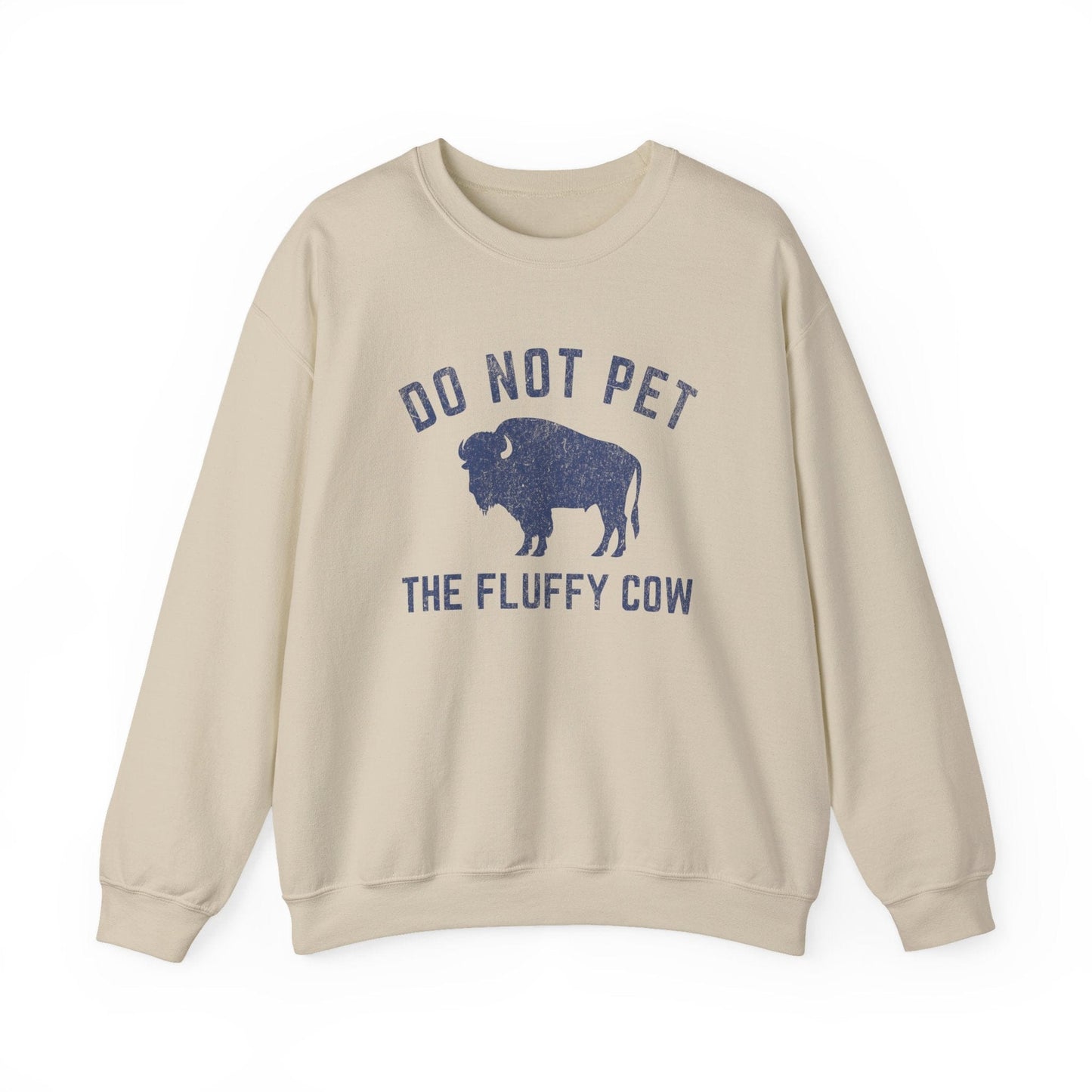 Sweatshirt Sand / S Fluffy Cow Sweatshirt