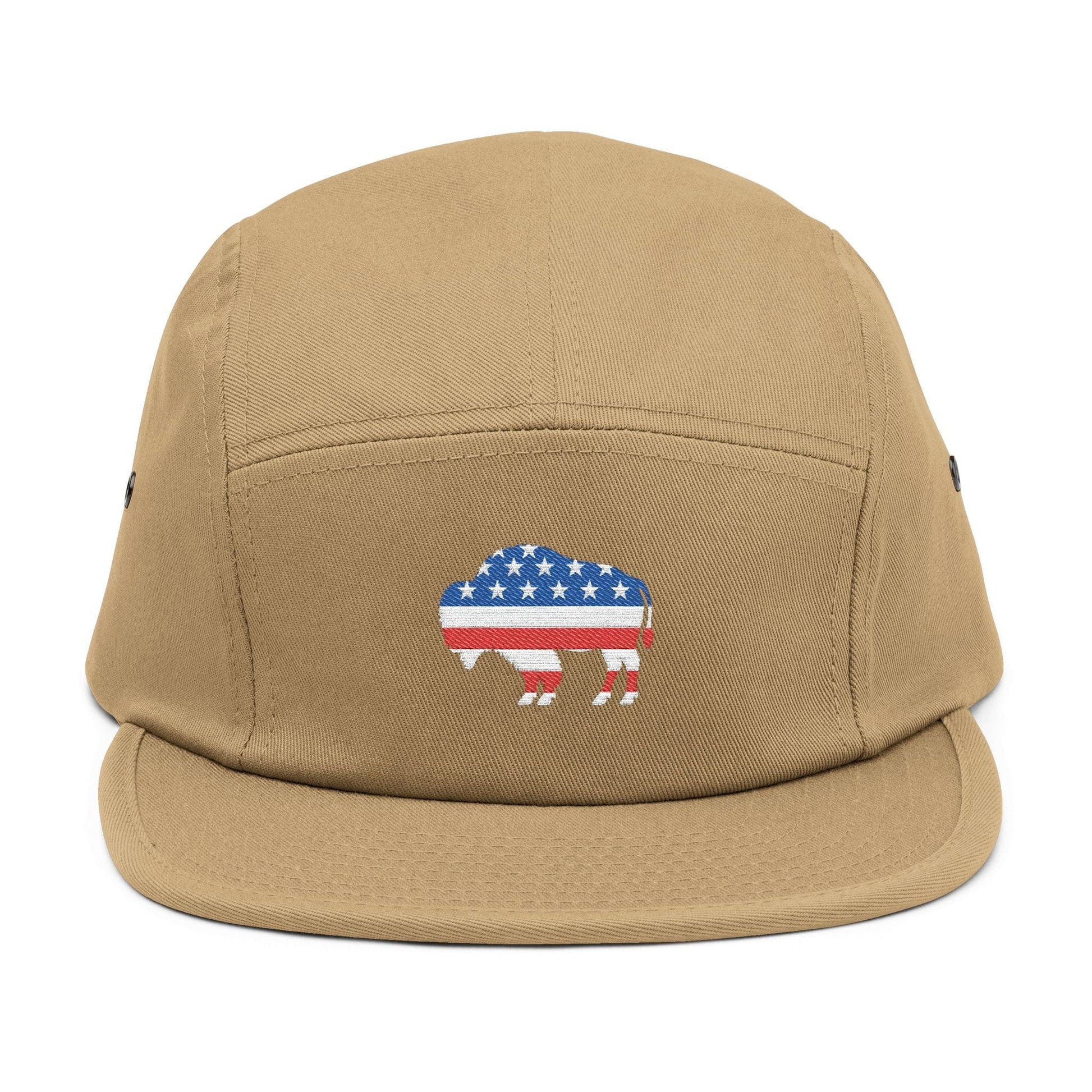 Hats 5 Panel Cap - Bison