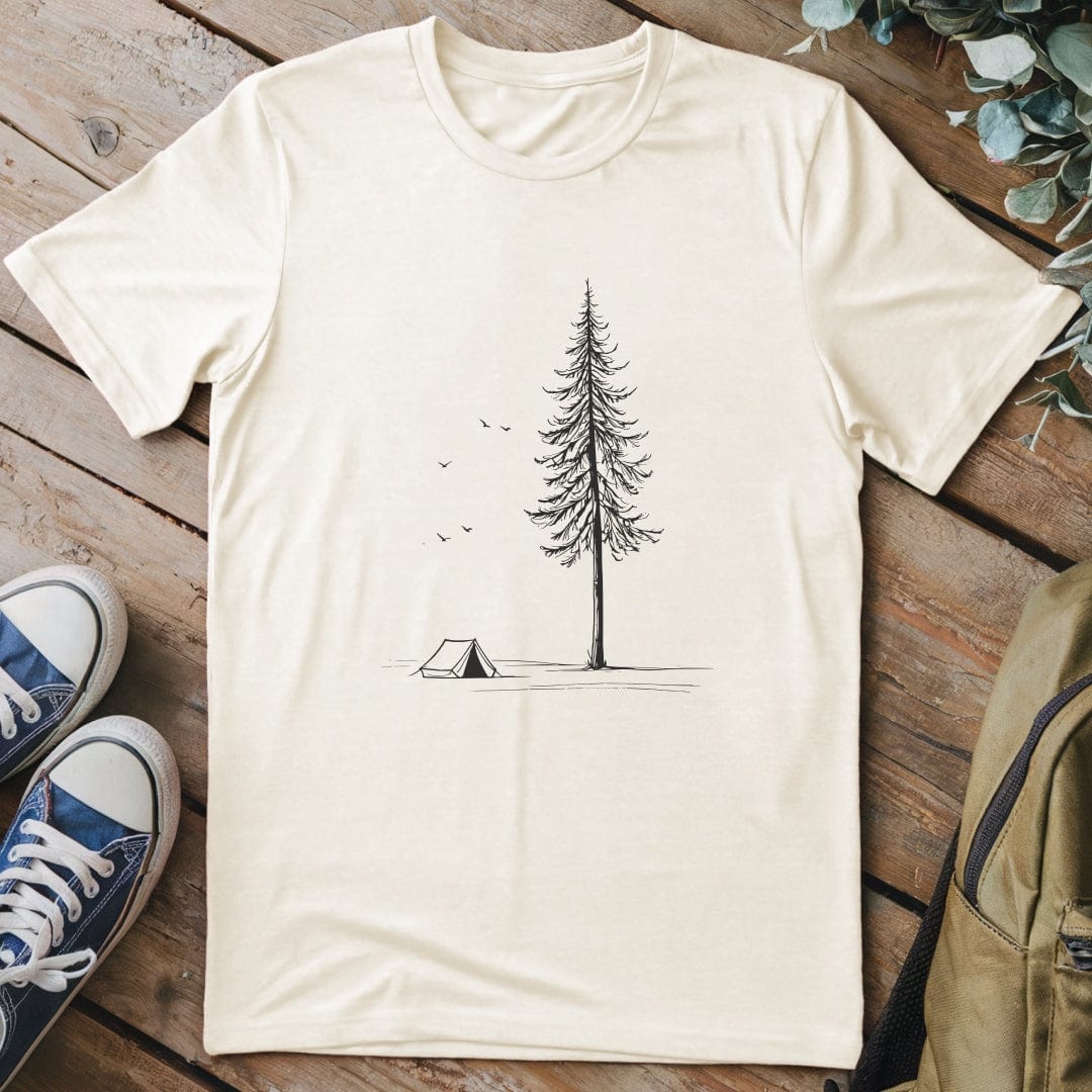 T-Shirt Natural / S Camping T-Shirt