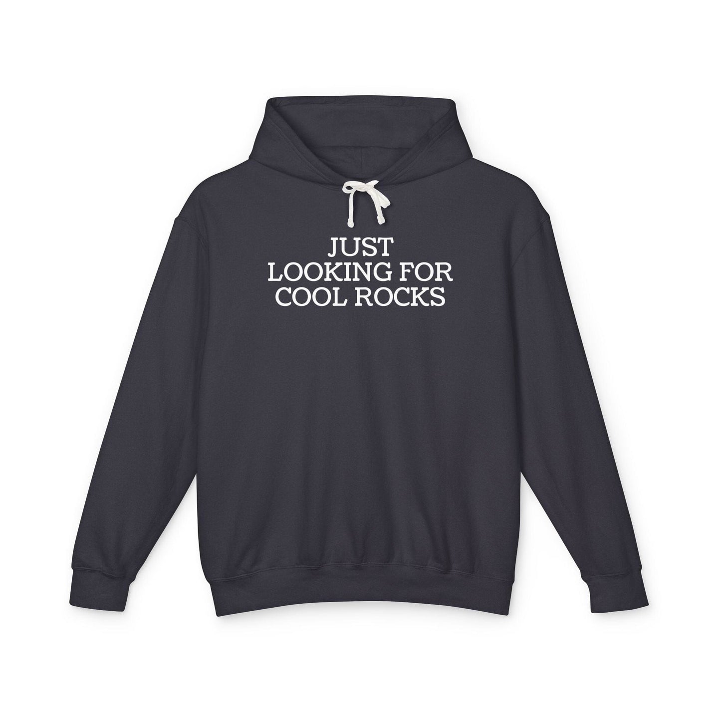 Hoodie Black / S Just Looking for Rocks Funny Premium Hoodie