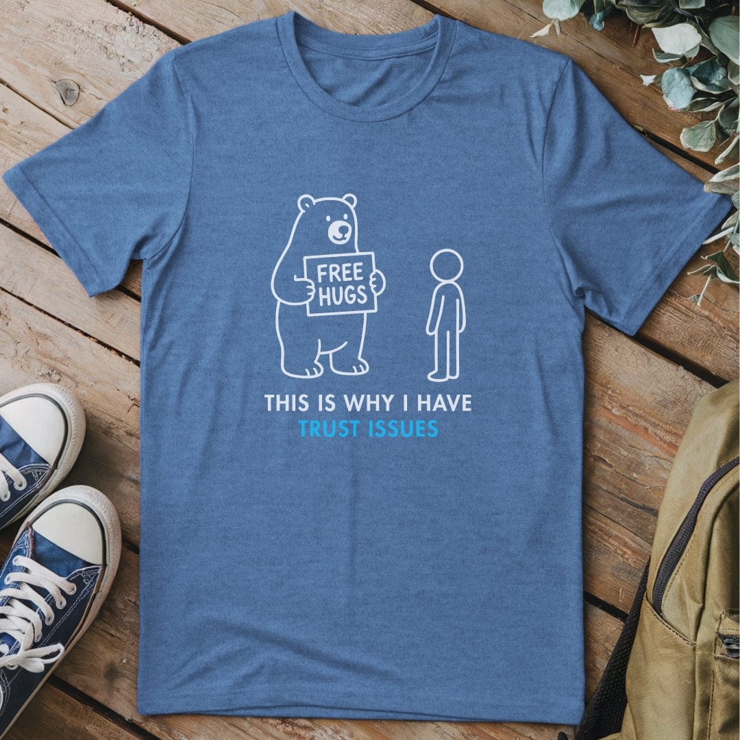 T-Shirt Heather Indigo / S Free Hugs Funny T-Shirt