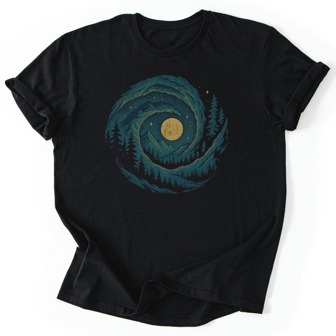 T-Shirt Black / S Starry Night Funny T-Shirt