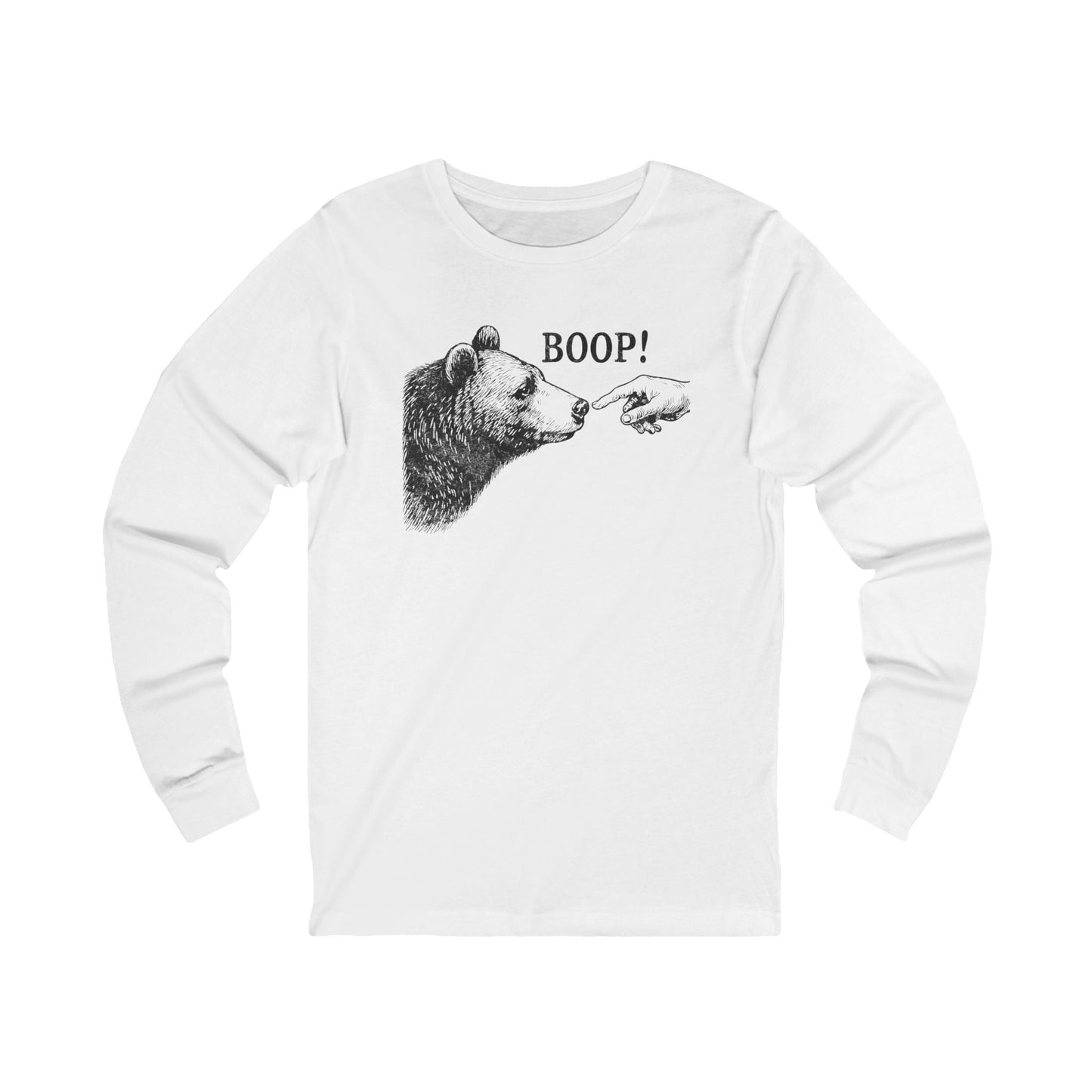 Long-sleeve White / S Boop Funny Long Sleeve