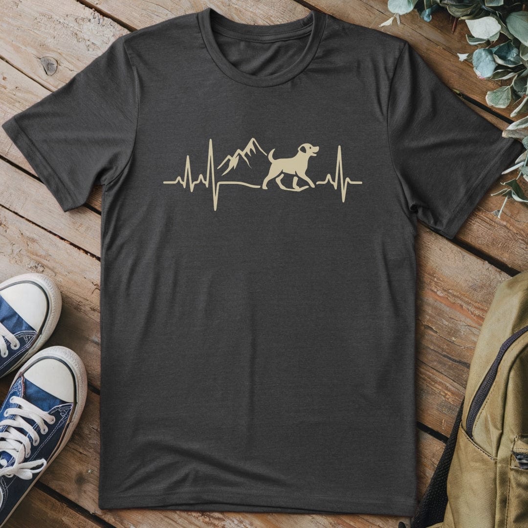 T-Shirt Dark Heather / S Dog Pulse T-Shirt