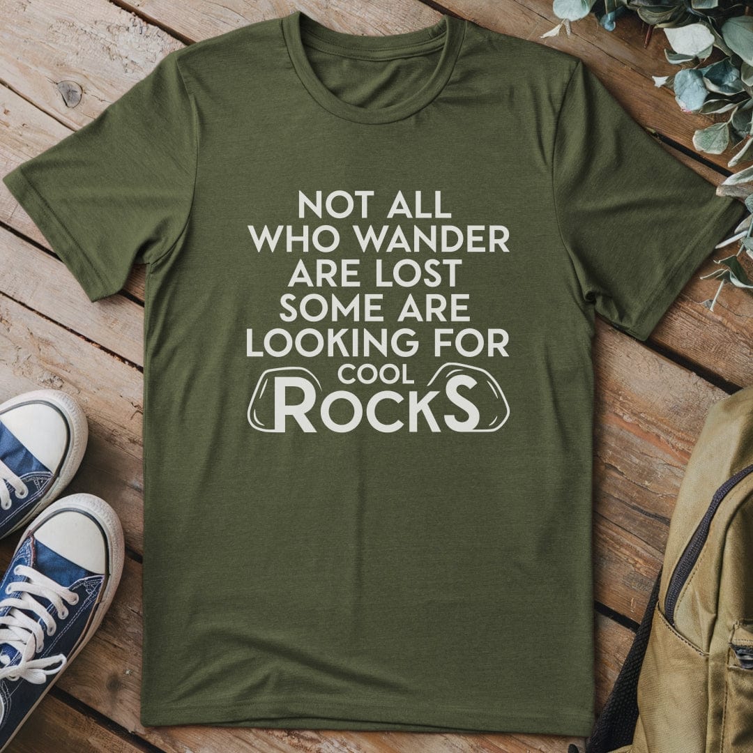 T-Shirt Military Green / S Rock Wanderer Funny T-Shirt