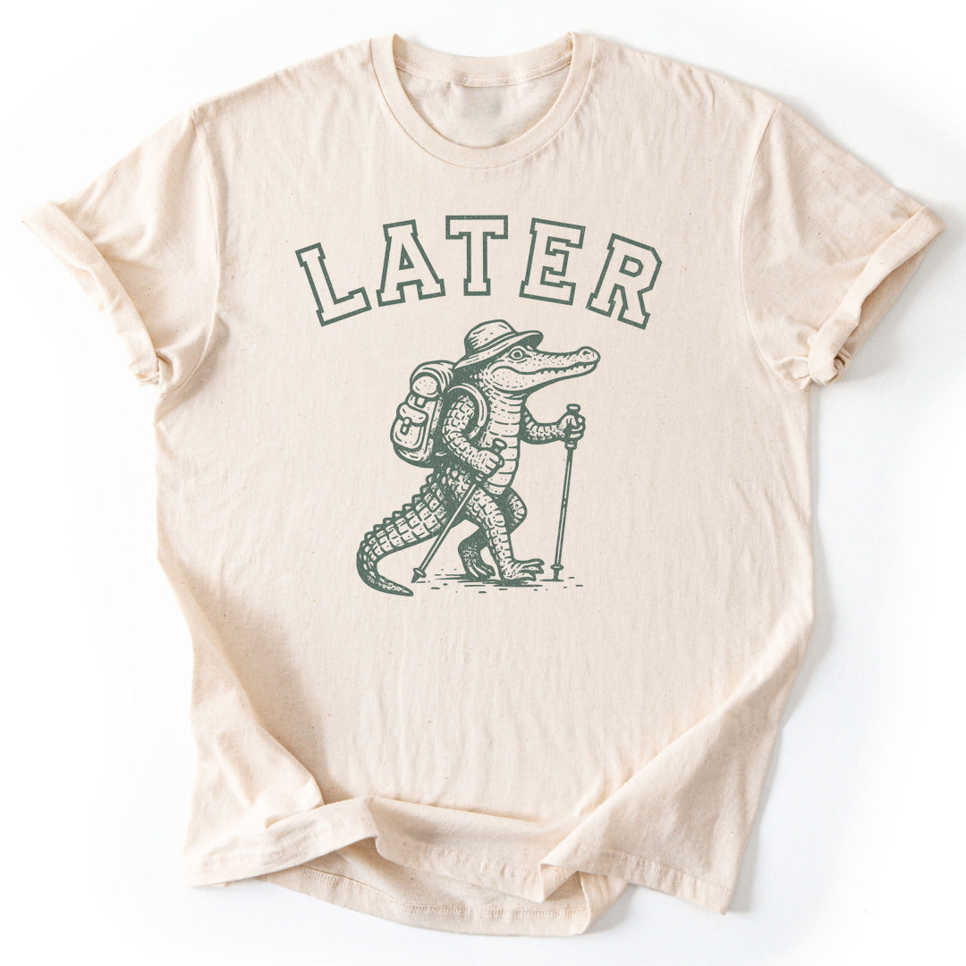 T-Shirt Natural / S Later Alligator T-Shirt