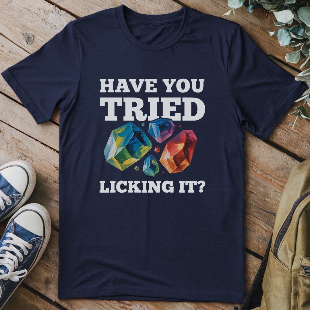 T-Shirt Navy / S Have You Tried - Rock Lover T-Shirt