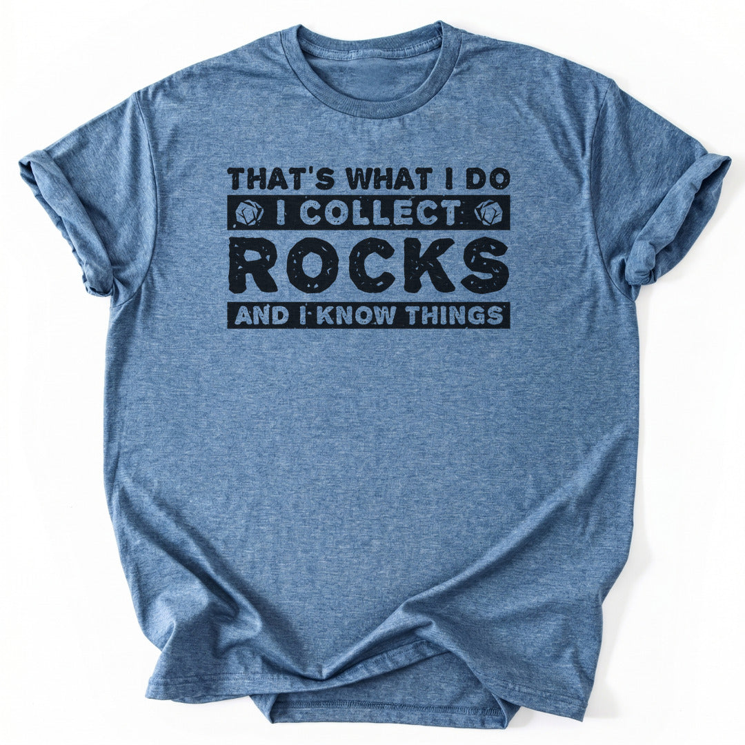 T-Shirt Heather Indigo / S Rock Collector T-Shirt
