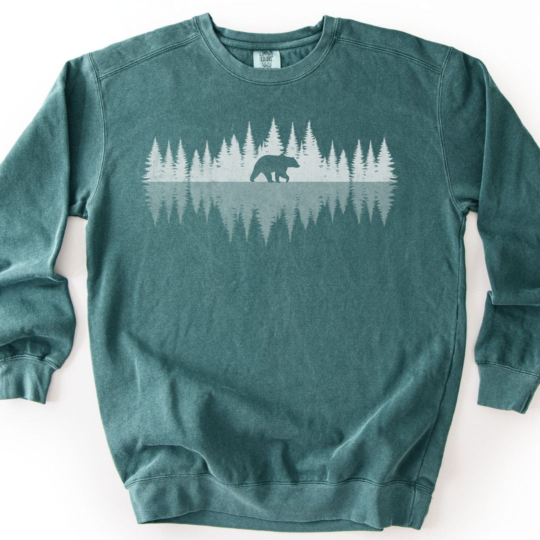 Reflections of the Forest Premium Sweatshirt - Blue Spruce