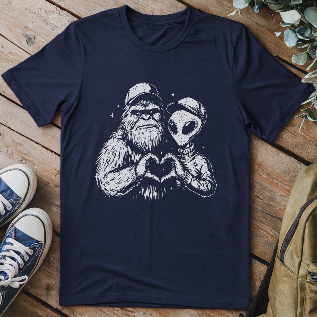 T-Shirt Navy / S We Believe Funny T-Shirt