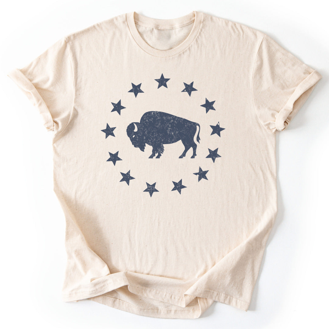 T-Shirt Natural / S American Plains T-Shirt