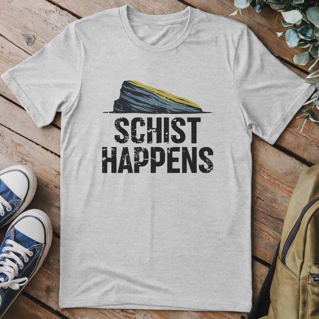 T-Shirt Sport Grey / S Schist Happens Funny T-Shirt