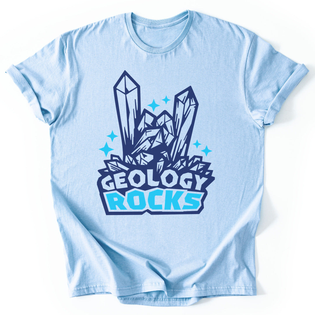 T-Shirt Light Blue / S Geology Rocks T-Shirt