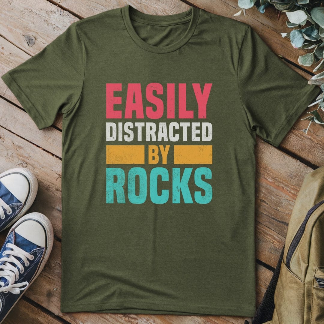 T-Shirt Military Green / S Rock Spotter Funny T-Shirt