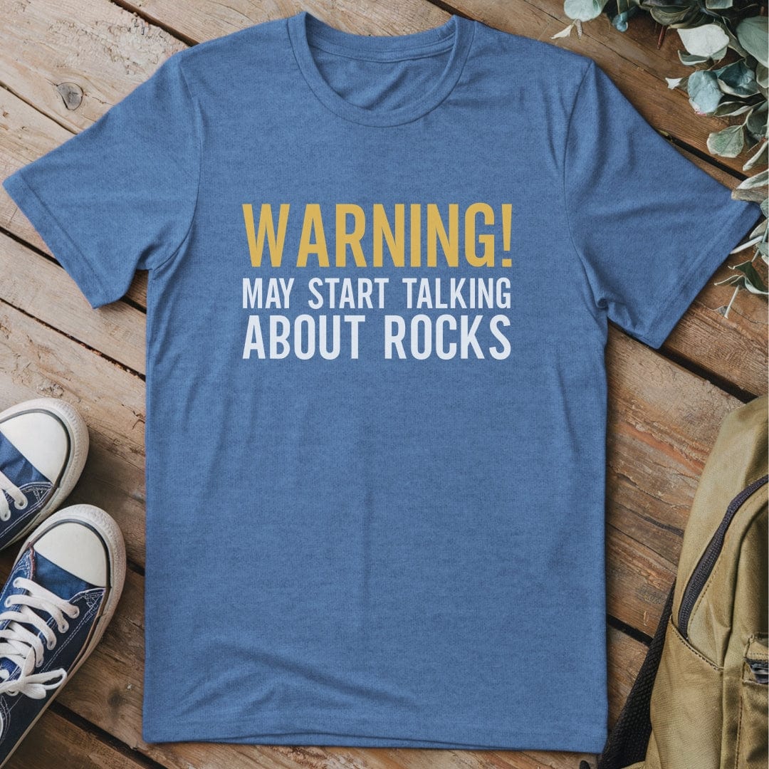 T-Shirt Heather Indigo / S May Talk About Rocks T-Shirt