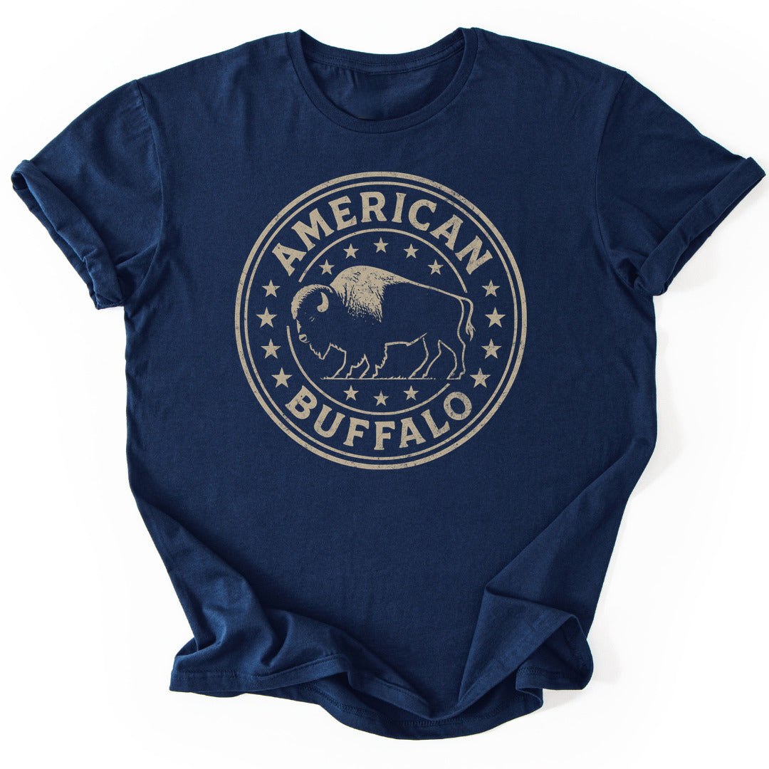 T-Shirt Navy / S American Buffalo T-Shirt
