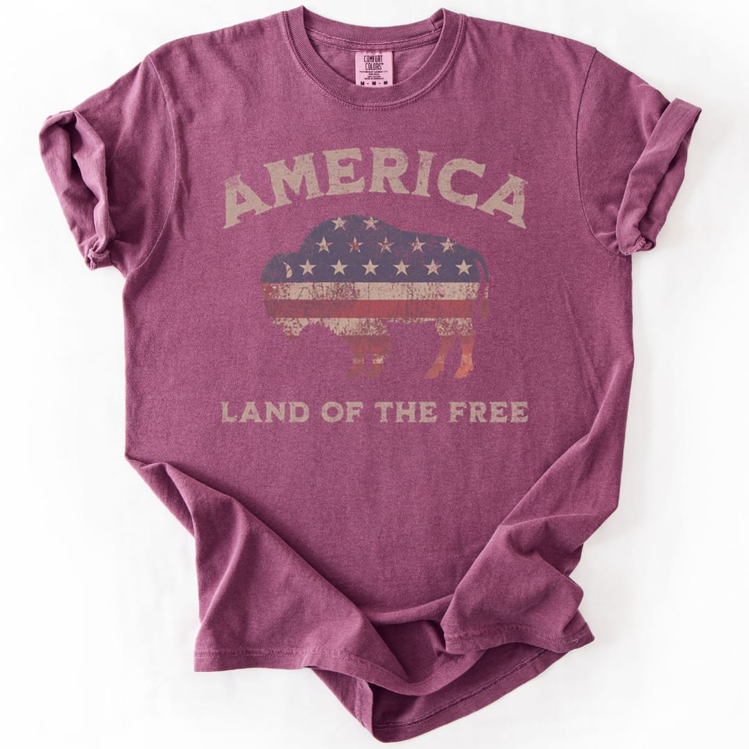 T-Shirt Berry / M Land Of The Free Premium