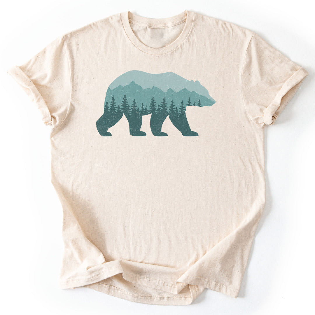 T-Shirt Natural / S Mountain Bear T-Shirt