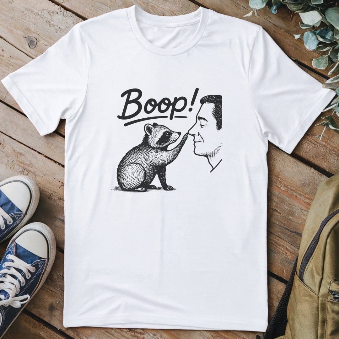 T-Shirt White / S Raccoon Boop T-Shirt