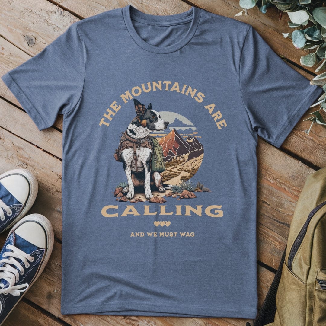 T-Shirt Heather Indigo / S Mountain Wag T-Shirt