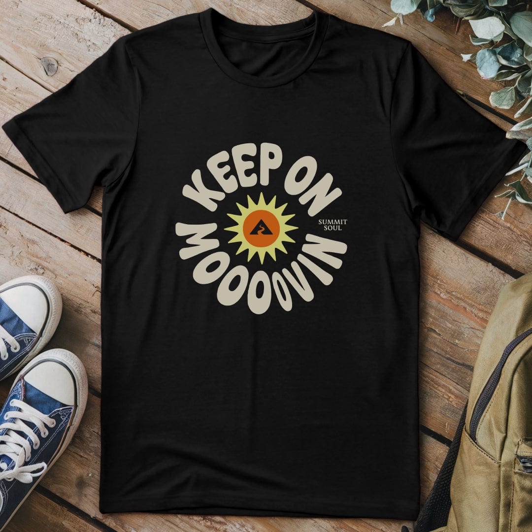 T-Shirt Heather Indigo / S Keep On Moving T-Shirt