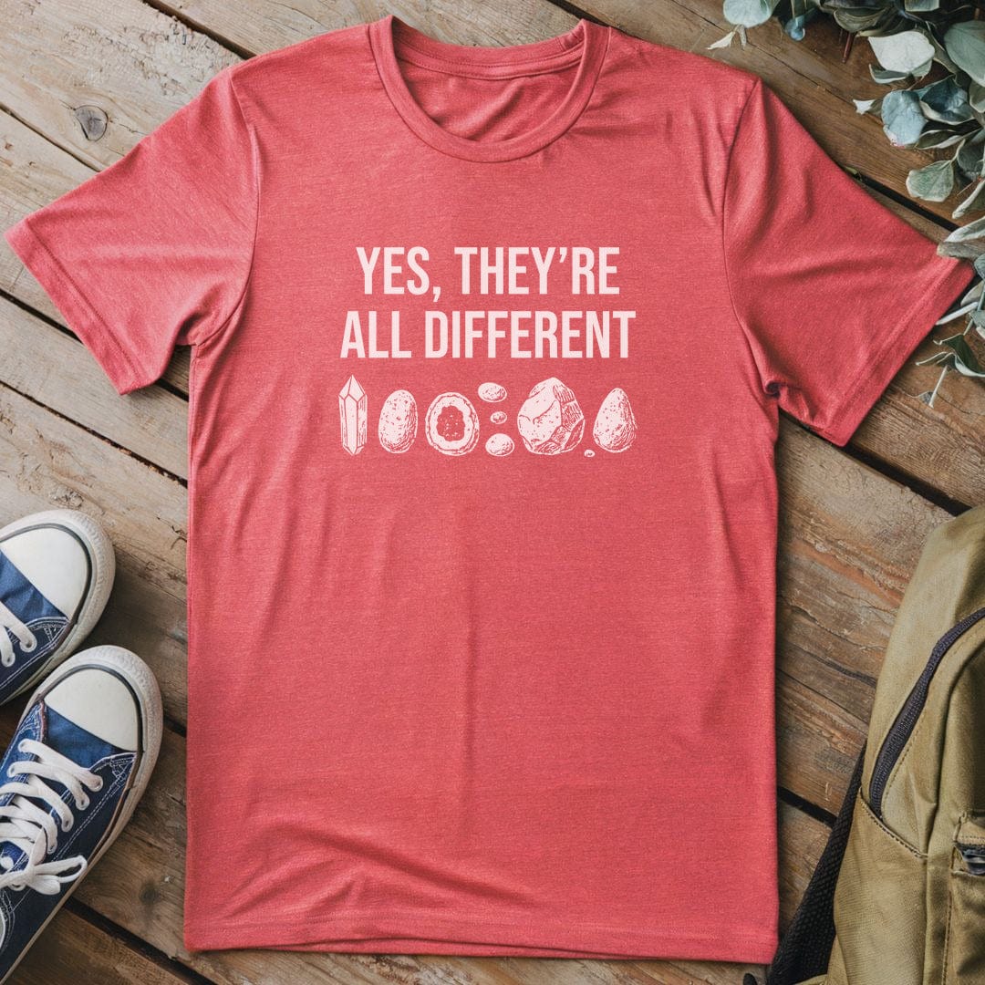 T-Shirt Heather Red / S YES They're All Different T-Shirt