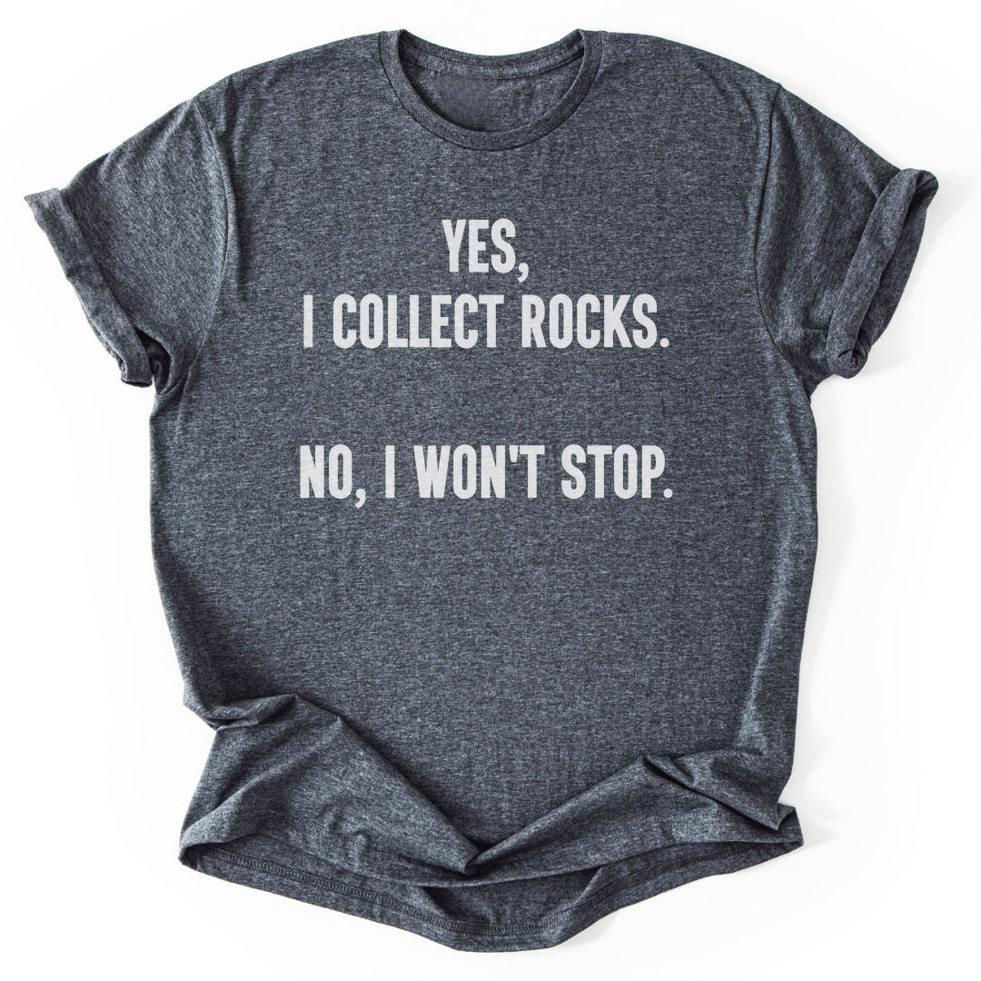 T-Shirt Dark Heather / S Collecting Rocks T-Shirt