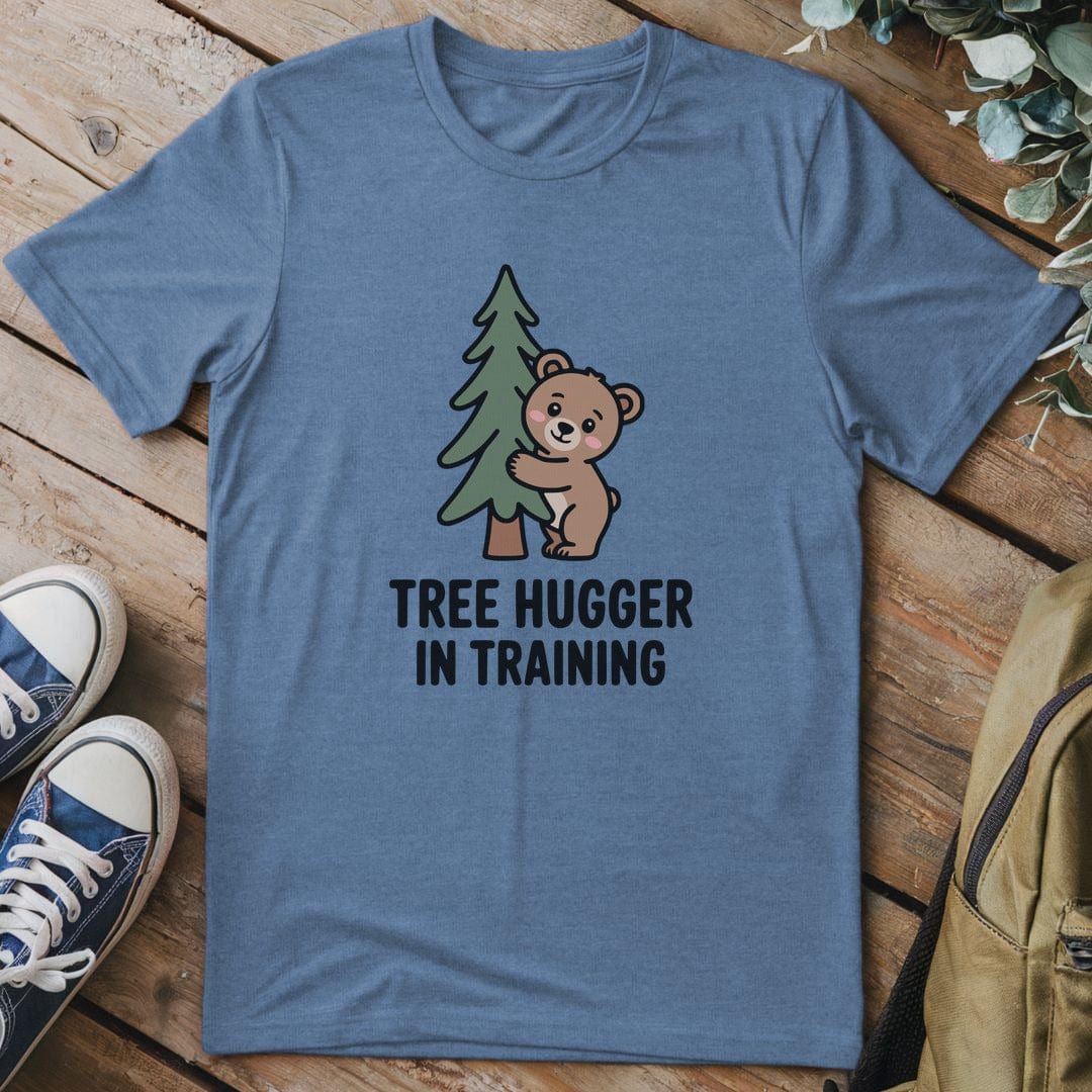 T-Shirt Heather Indigo / S Tree Hugger In Training T-Shirt