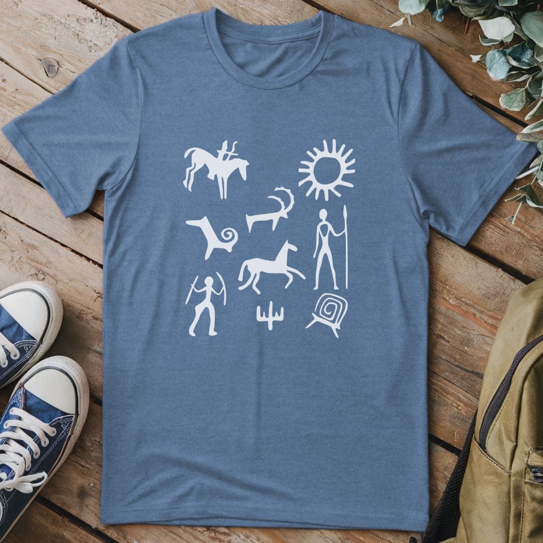 T-Shirt Heather Indigo / S Petroglyph T-Shirt
