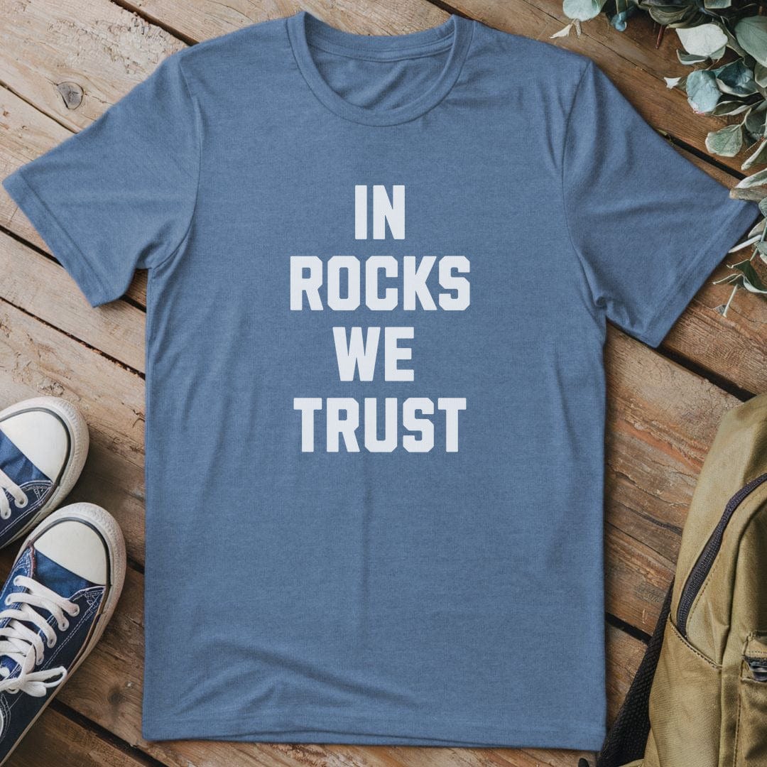 T-Shirt Heather Indigo / S In Rocks We Trust T-Shirt