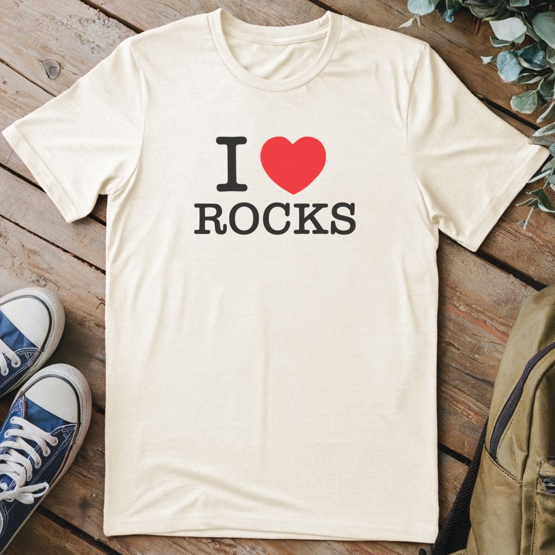 T-Shirt Natural / S Rock Love T-Shirt