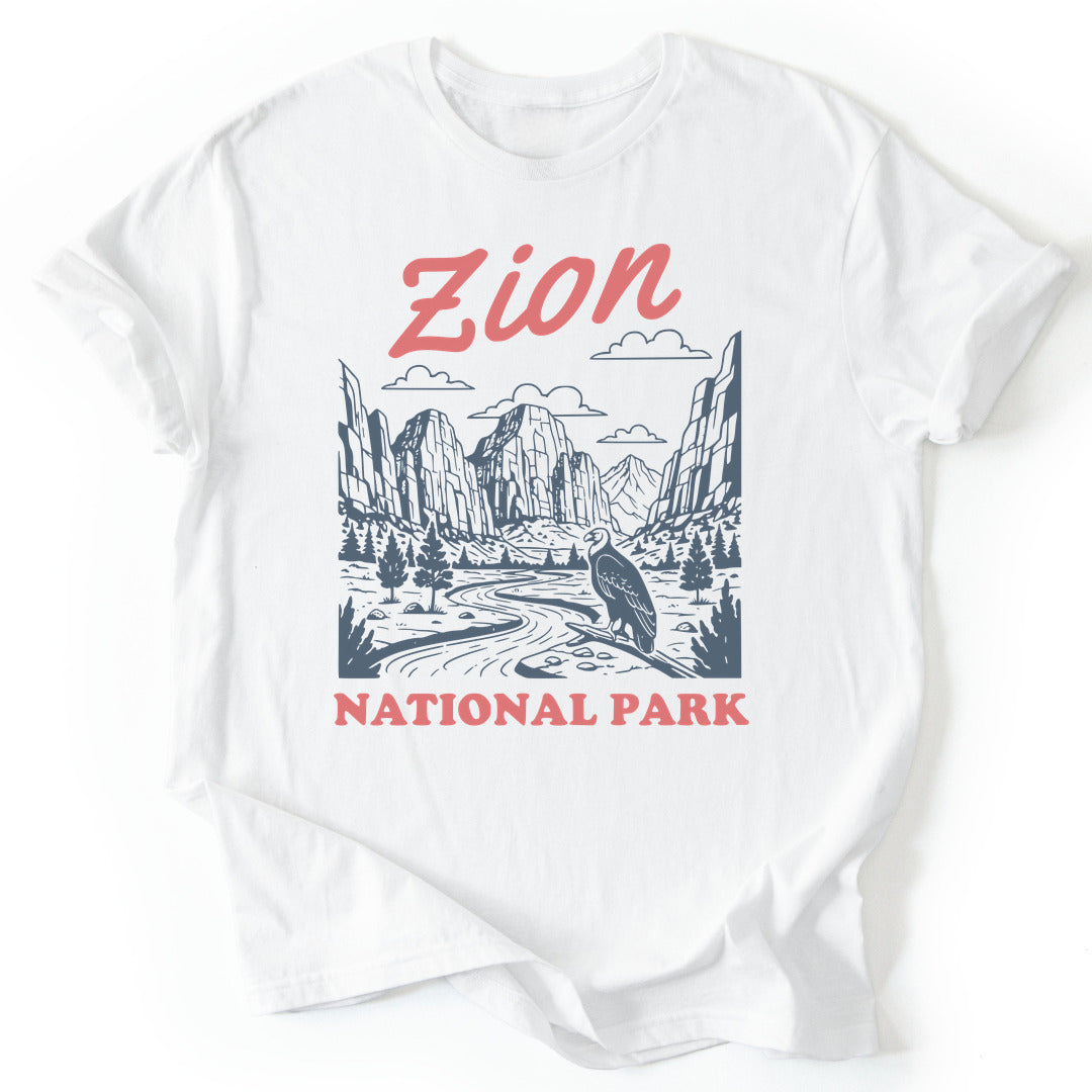 T-Shirt White / S Zion Canyon Majesty T-Shirt