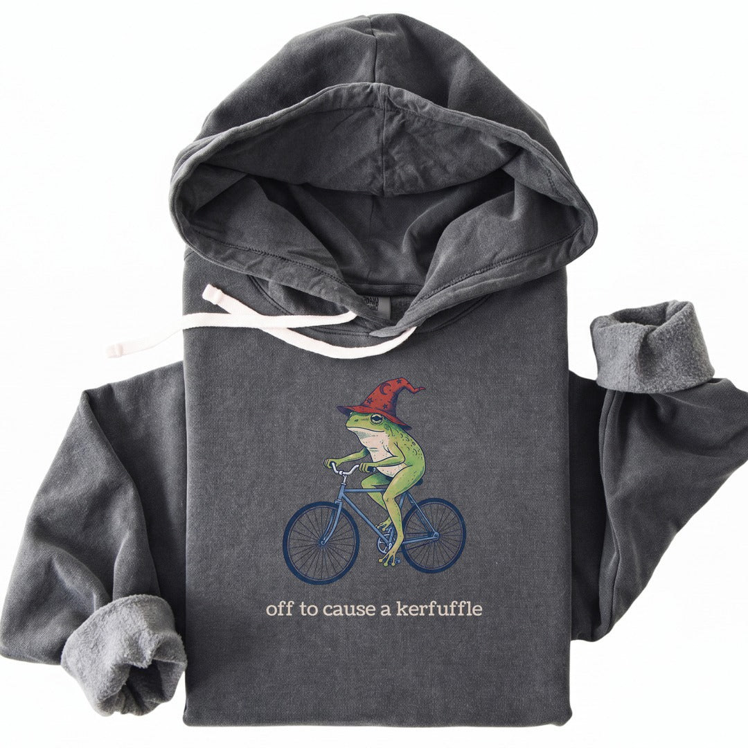 Hoodie Pepper / S Frog Wizard Kerfuffle Premium Hoodie