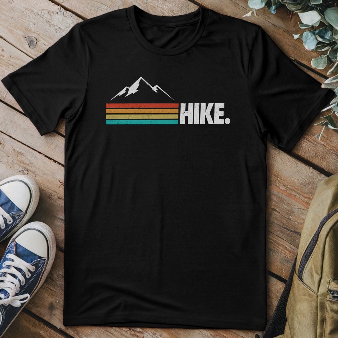 T-Shirt Black / S Retro Mountain Hike T-Shirt