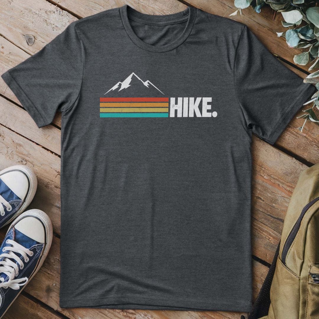 T-Shirt Dark Heather / S Retro Mountain Hike T-Shirt