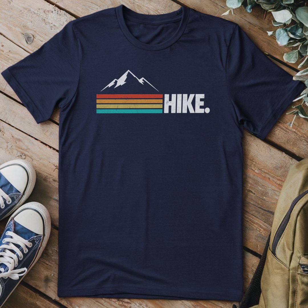 T-Shirt Navy / S Retro Mountain Hike T-Shirt