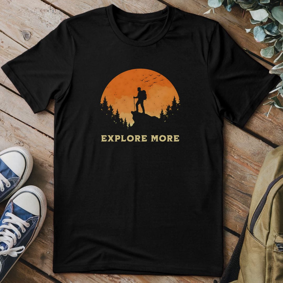 T-Shirt Black / S Wanderlust Sunset Adventure T-Shirt