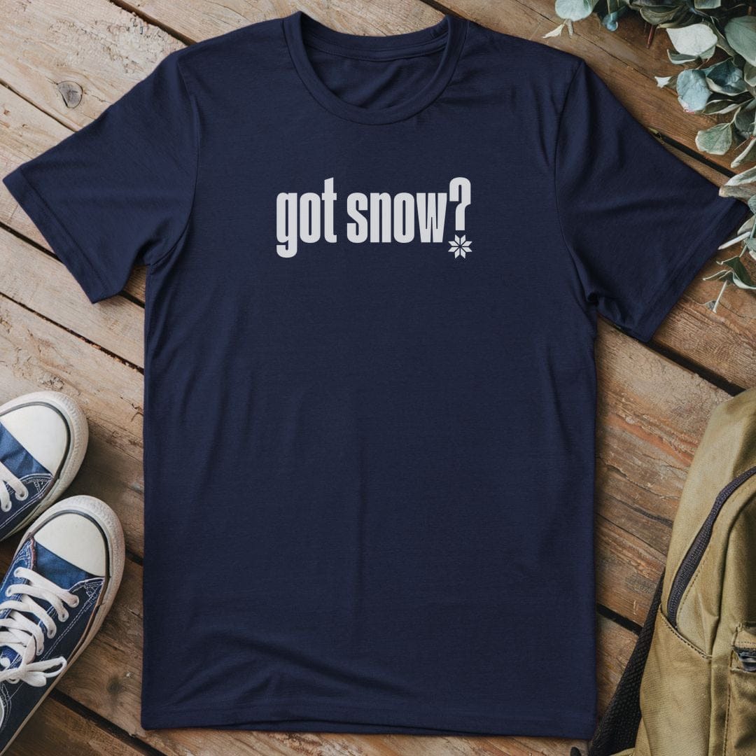 T-Shirt Navy / S Snowflake Inquiry T-Shirt