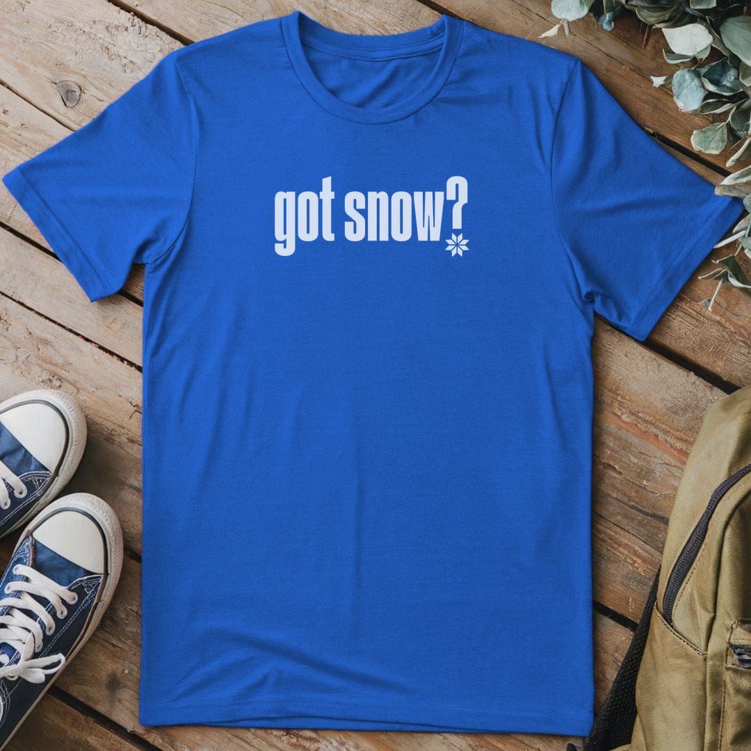 T-Shirt Royal / S Snowflake Inquiry T-Shirt