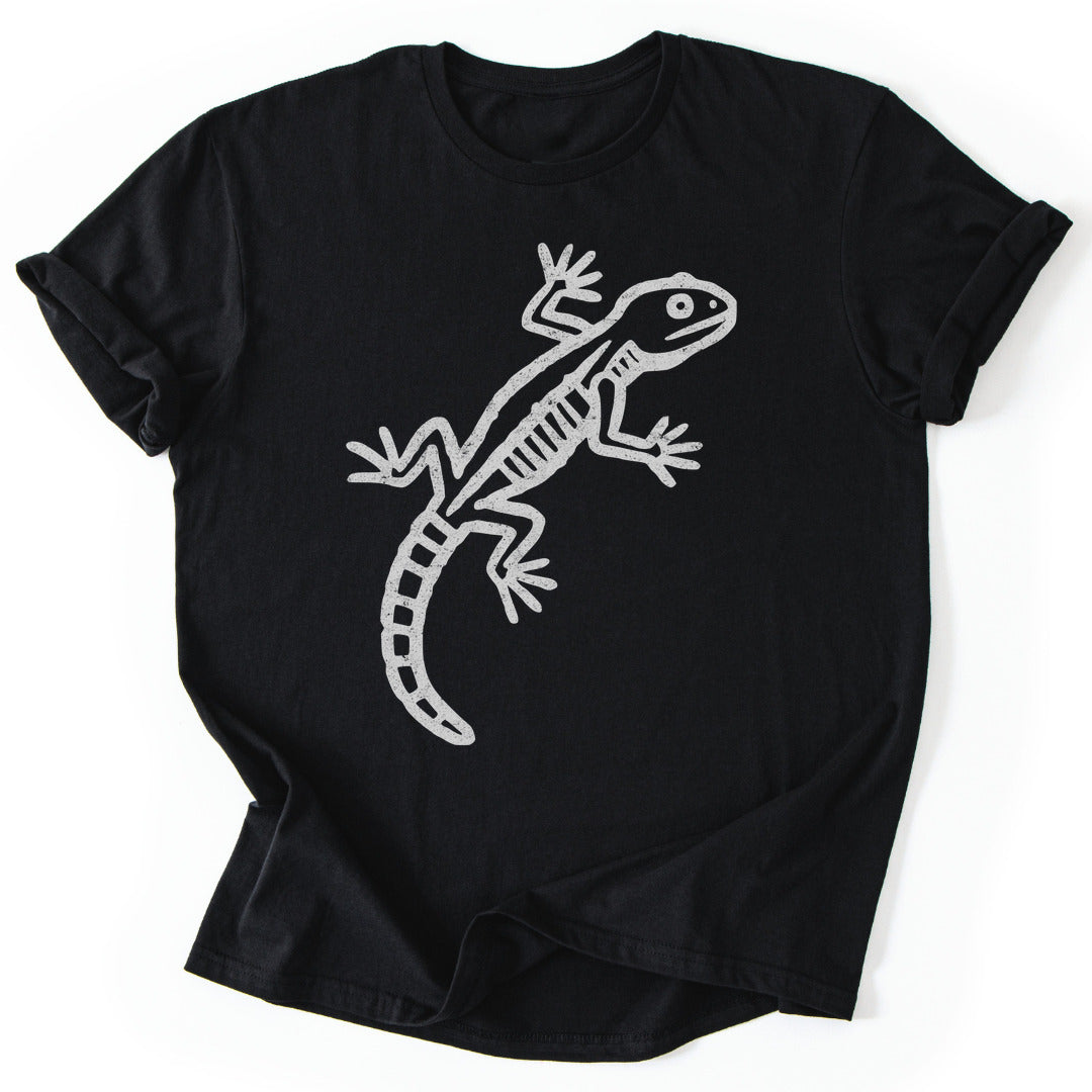 T-Shirt Black / S Lizard Petroglyph T-Shirt